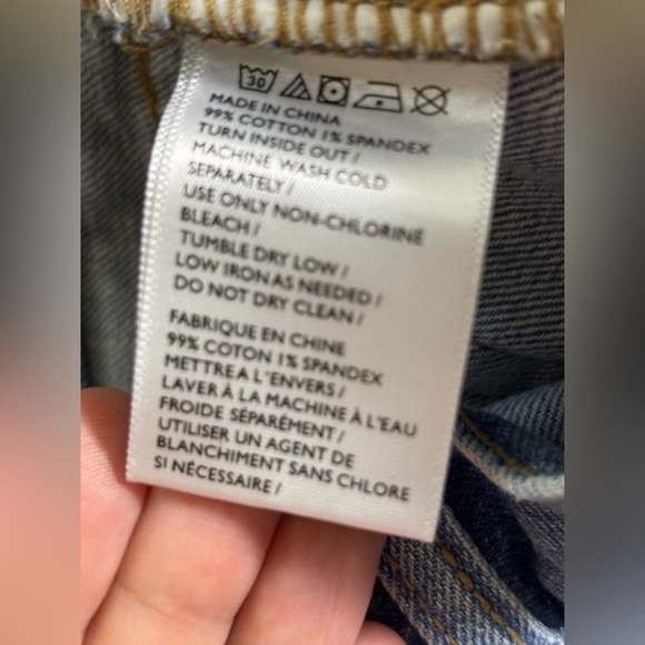 BDG Girlfriend High Rise Distressed Denim Shorts - Picture 4 of 7